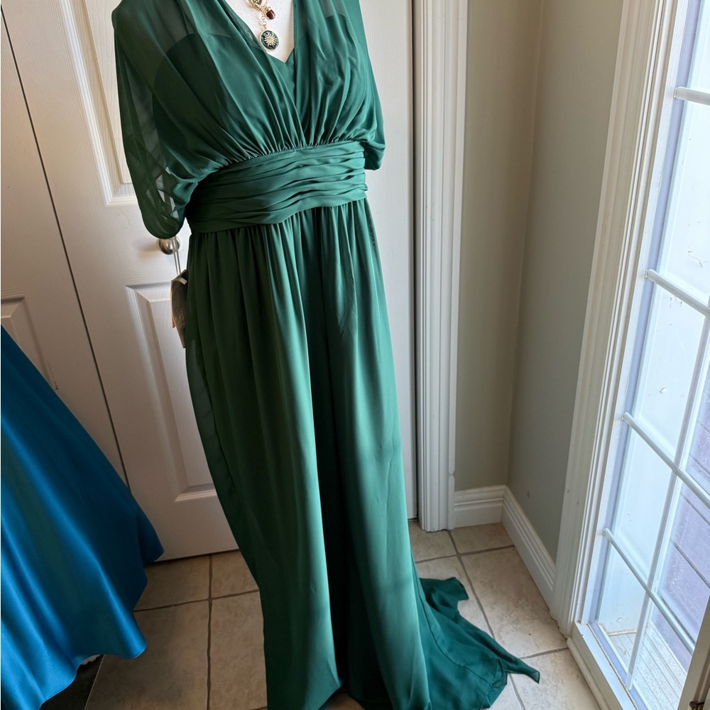 JJs House Deep Green Maxi Dress